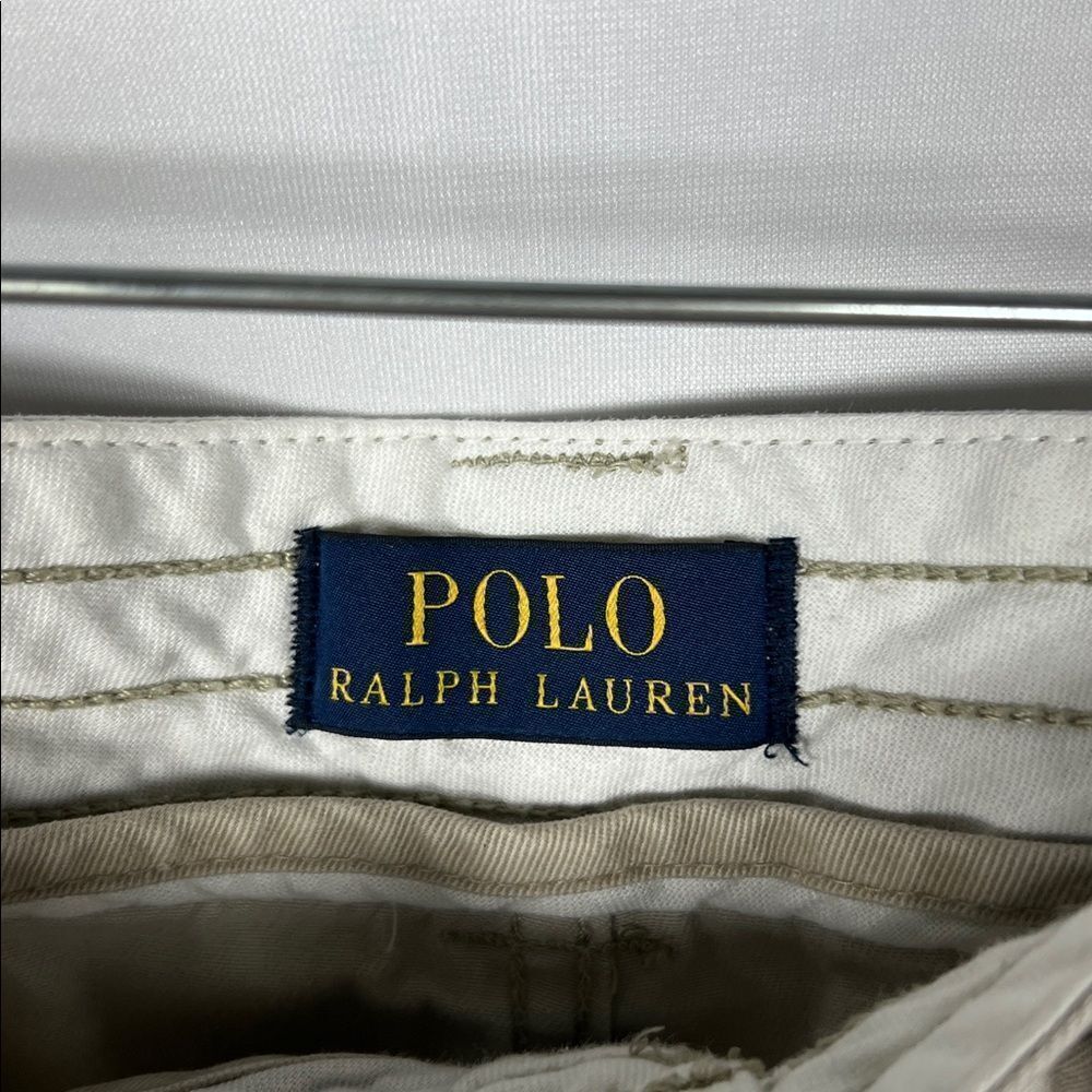 Polo by Ralph Lauren Flat Front Classic Chino Cargo Shorts Sz 38 - Picture 3 of 6